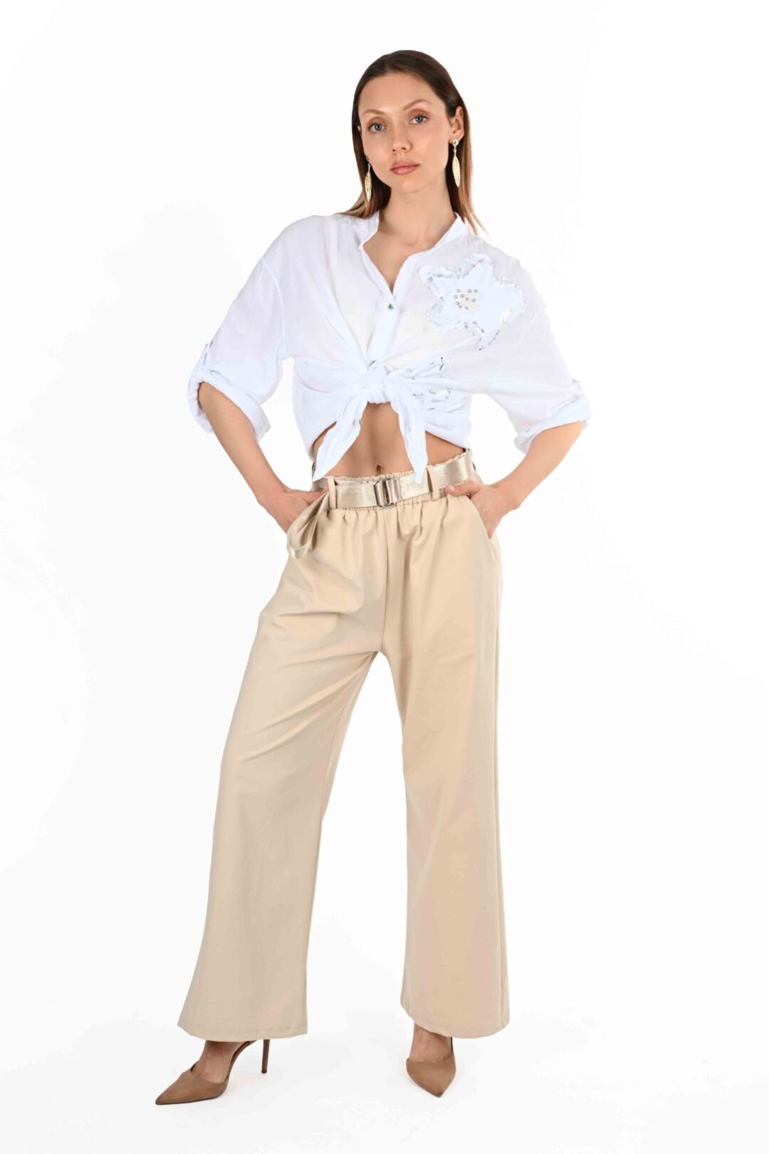 Kemerli Pantolon